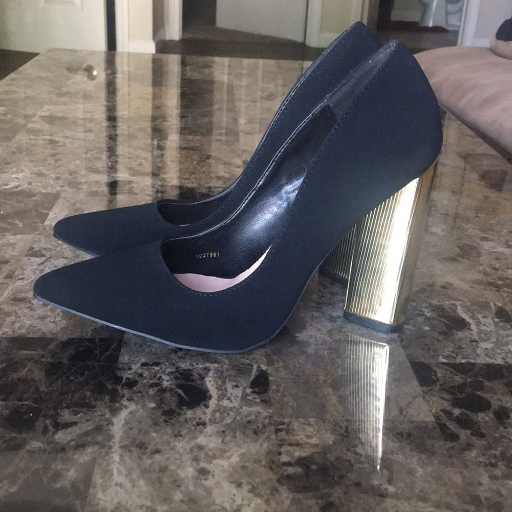 Black heels